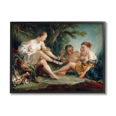 " Diana After The Hunt Francois Boucher Classic " by One1000paintings Painting Print