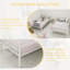 Lit superposé simple au-dessus d'un lit simple en métal pour enfants, filles, structure de lit en métal avec échelles et garde-corps, 2 lits convertibles, aucun sommier requis-603582203