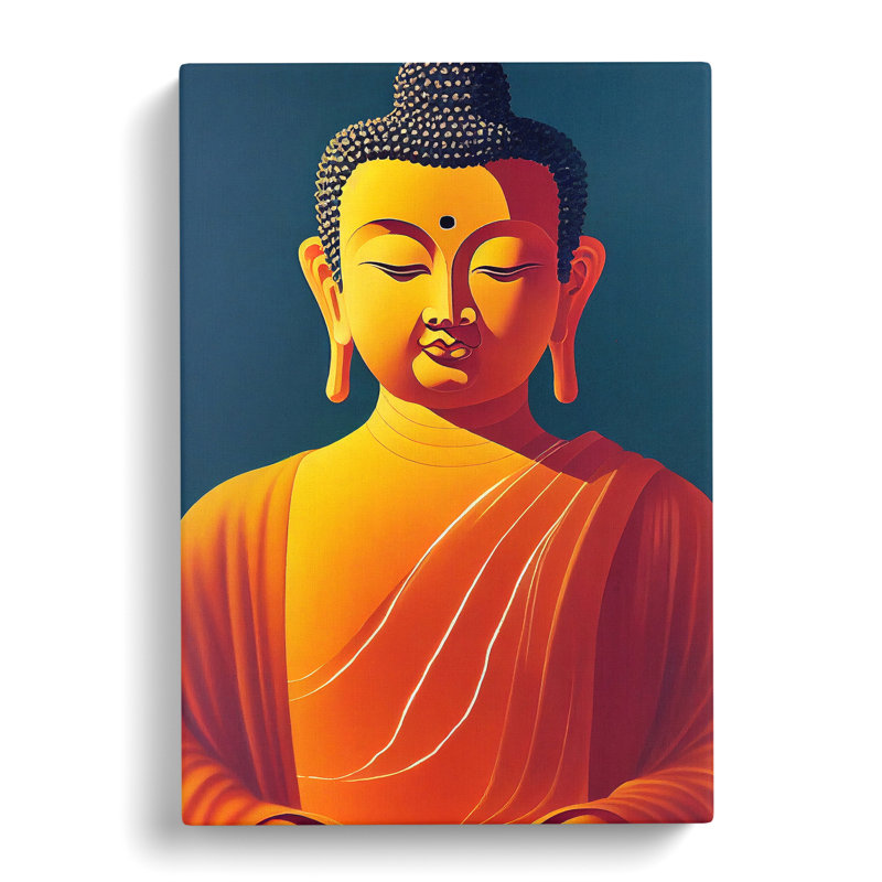 Glorious Buddha - Wrapped Canvas, 60cm H x 40cm W x 3cm D