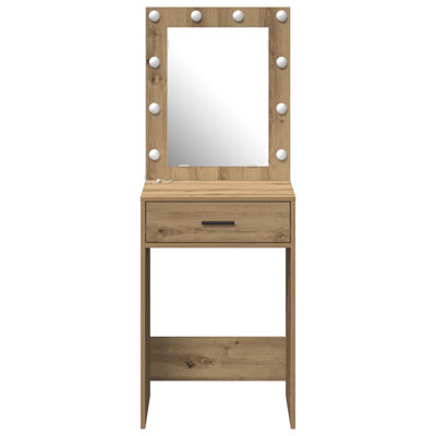 Dressing Table with Mirror and Storage Included