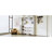 Multifunctional Tipping Bucket Shoe Cabinet With Storage Shelf & Flip Drawers, Hall Tree With Tempered Glass Doors And Hooks