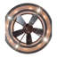 Mission Downrod Ceiling Fan