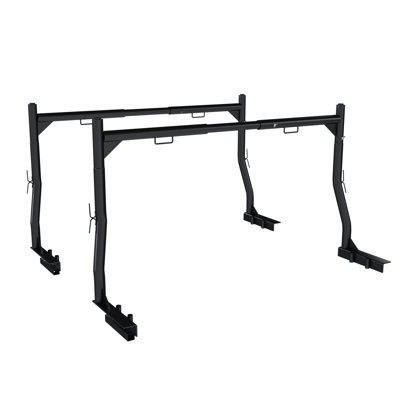 Support robuste pour échelle de lit de camion de 900 lb, installation sans perçage, réglable de 46 à 71 po