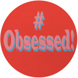 Obsessed 16" Vinyl Placemat