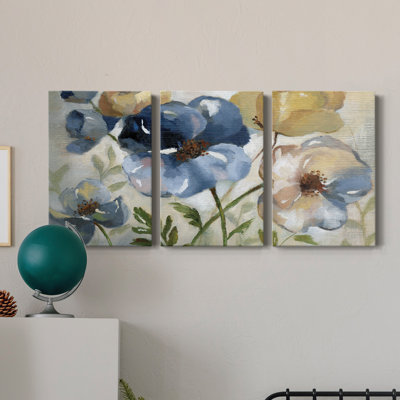 " Winter Blooms " 3 - Pieces