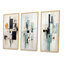 «Yellow Suprematism Geometric Symphony», 3 pièces sur toile-989025325-989025318