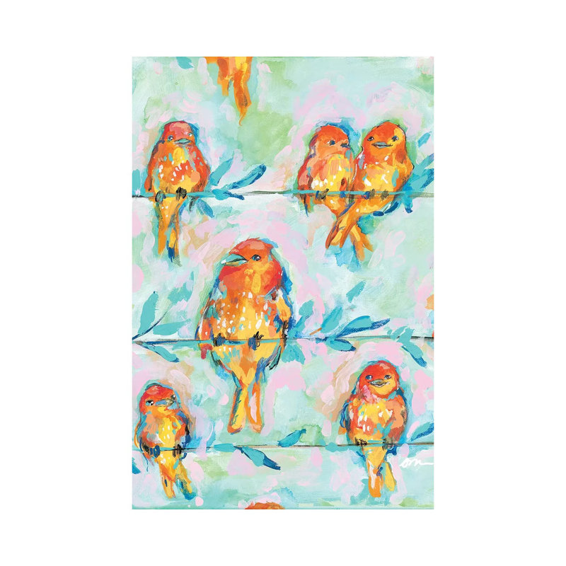 Spring by Jessica Mingo - Wrapped Canvas Painting, 66.04 cm H x 45.72 cm W x 1.91 cm D