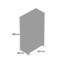2 Door Solid Wood Wardrobe