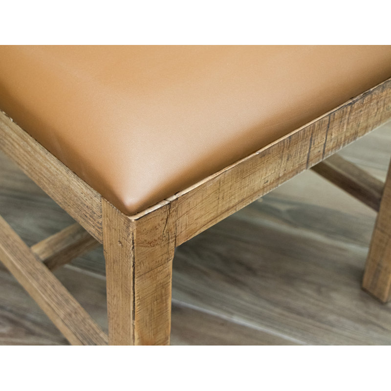 Marcellous Solid Wood Chair With Upholstered Seat