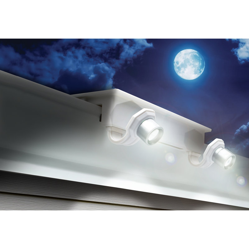 EZ Home White Solar LED Security Flood Light