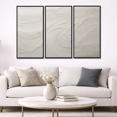 Clate - Coastal Beach Sand Printed Wall Art