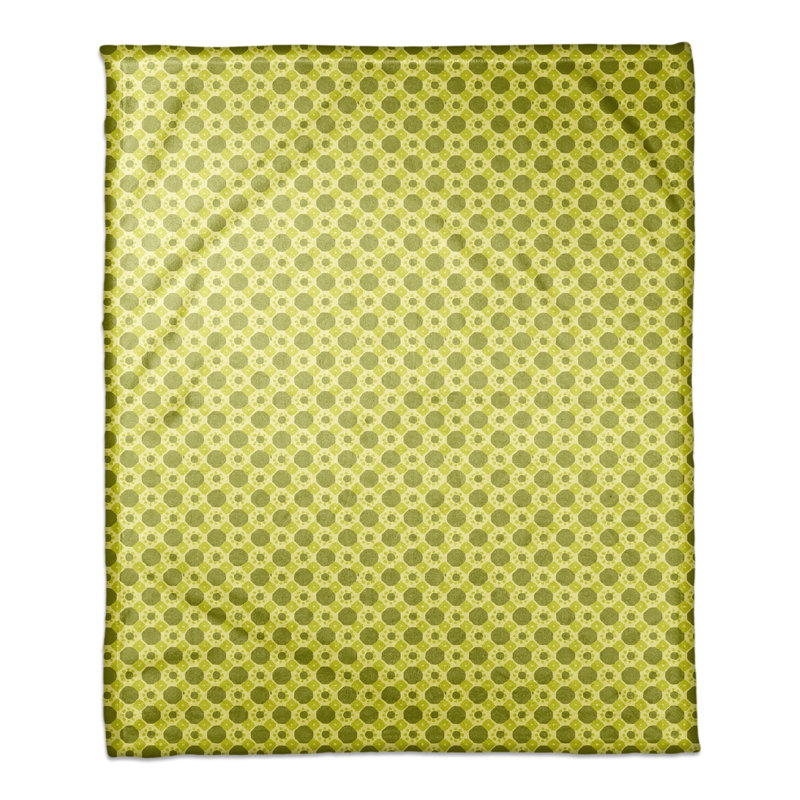 Hand Woven Throw Blanket, Green
