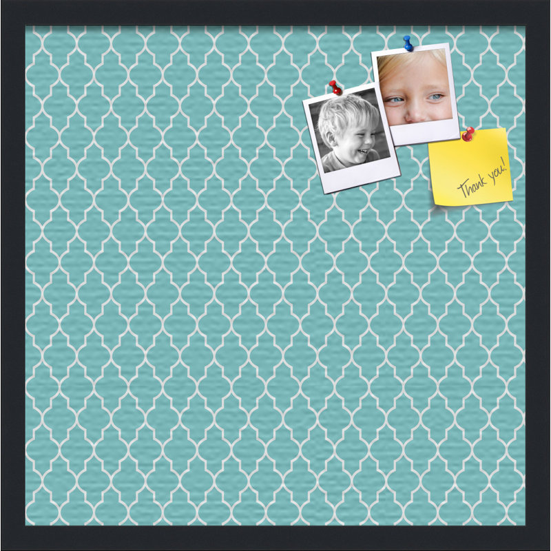 Babillard Pin Cork Pinpix, Aigue-marine, 24 po x 36 po