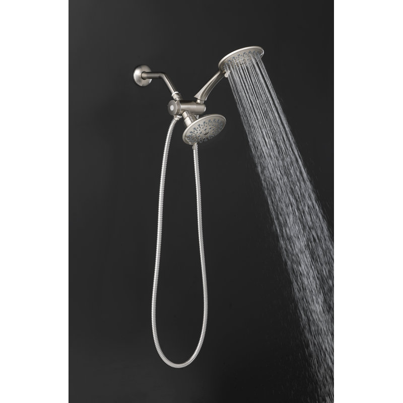 Aviano Dual Shower Head 2.5 GPM GPM, Brushed Nickel
