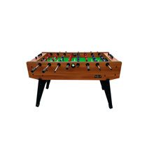 KICK Triplex 55″ 3-in-1 Swivel Multi Game Table (Brown)