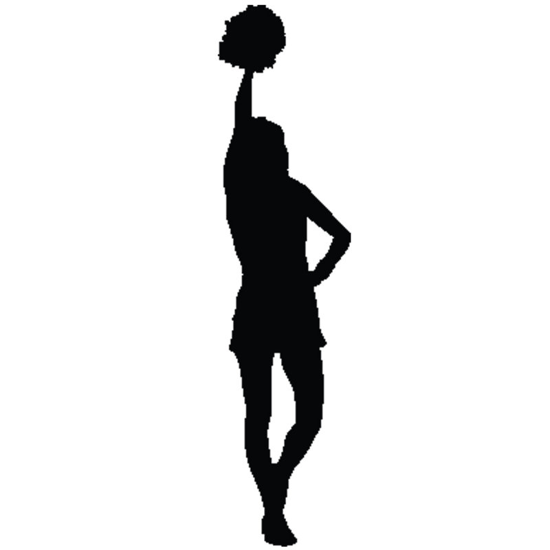 Non-Wall Damaging Wall Decal, 48" H x 11.5" W