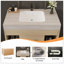 Ensemble de meuble-lavabo mural flottant 29,9 po-129334158
