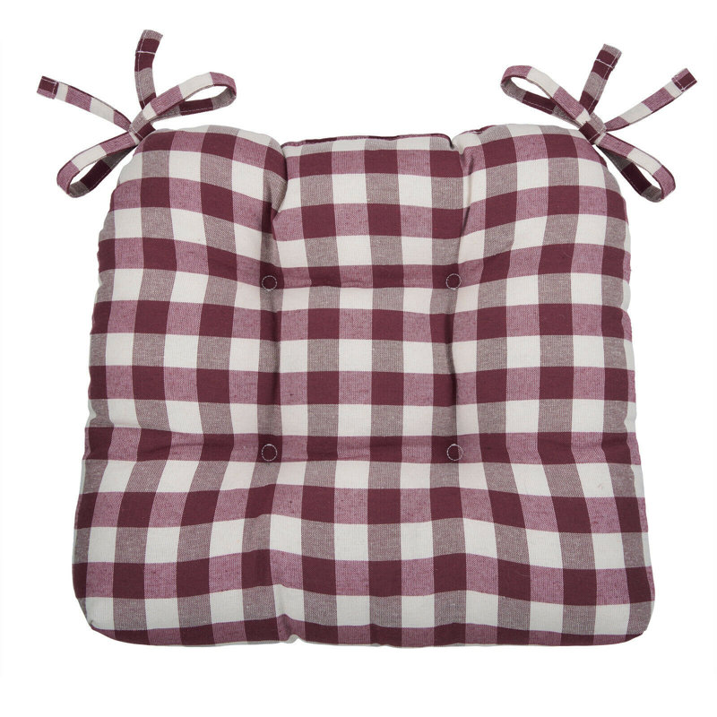 Outdoor 3'' Seat Cushion, Burgundy