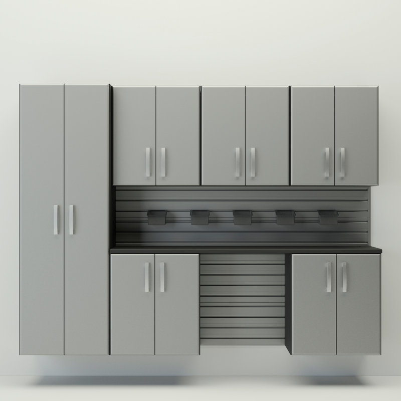 6 Piece Complete Storage System, Silver
