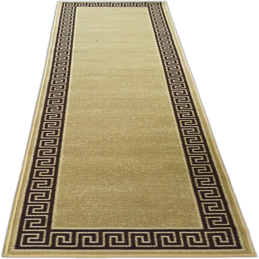 World Menagerie Machine Washable Greek Key Slip Resistant 2x7 Runner ...