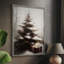 «Christmas Holiday Art», série 2-XLVII, reproduction encadrée - bois massif XMAI81825-1005800436