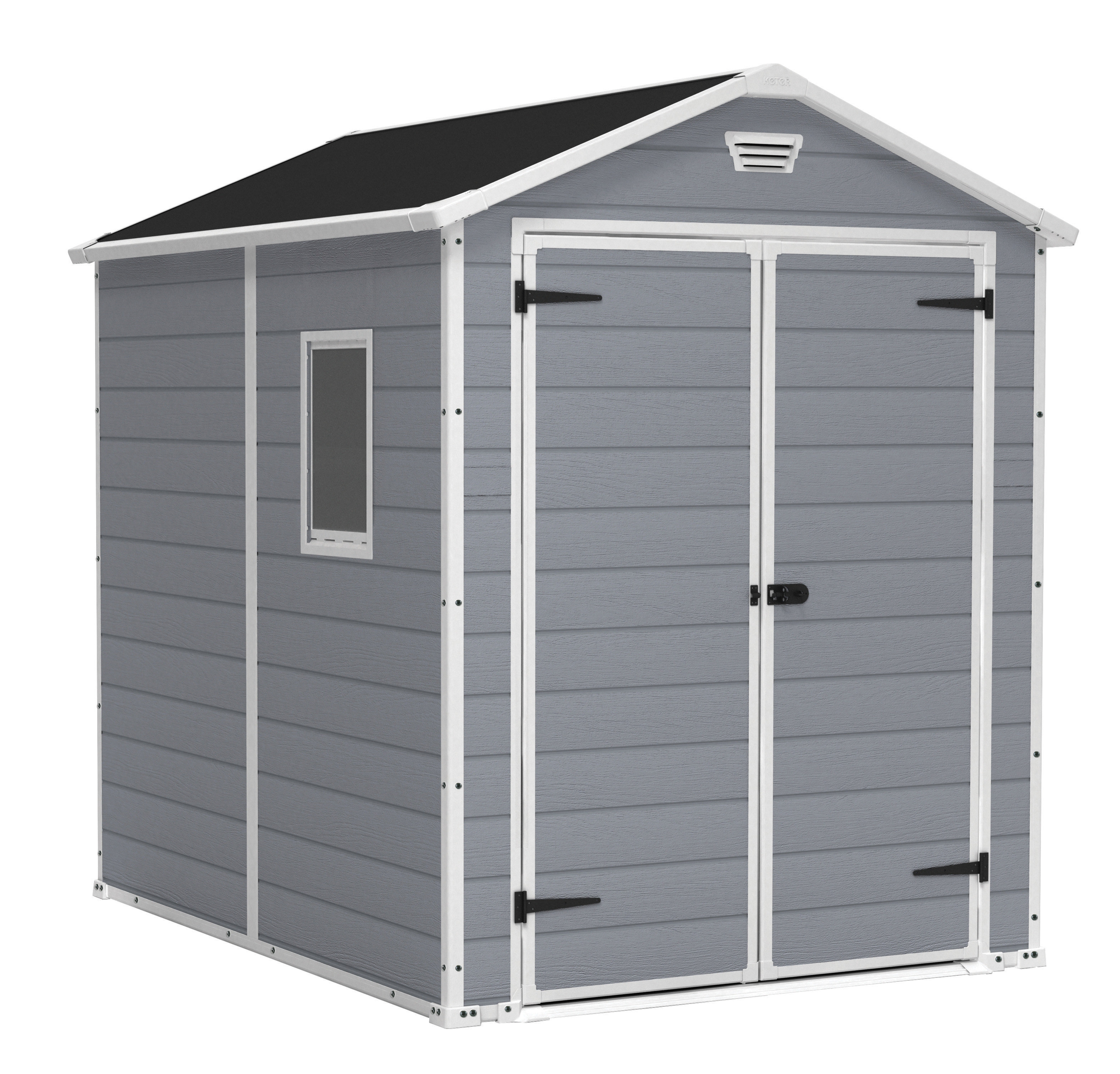 Keter Manor 6x8 ft. Durable Resin Outdoor Storage Shed With Floor and