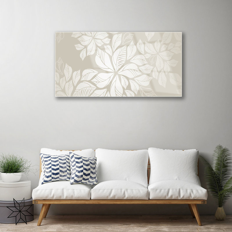 Art Flowers - No Frame Print on Glass