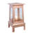 Rustic Lodge Copper Fence Post Cap Light