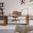 Brown Rectangular Solid Wood Desks-108190144