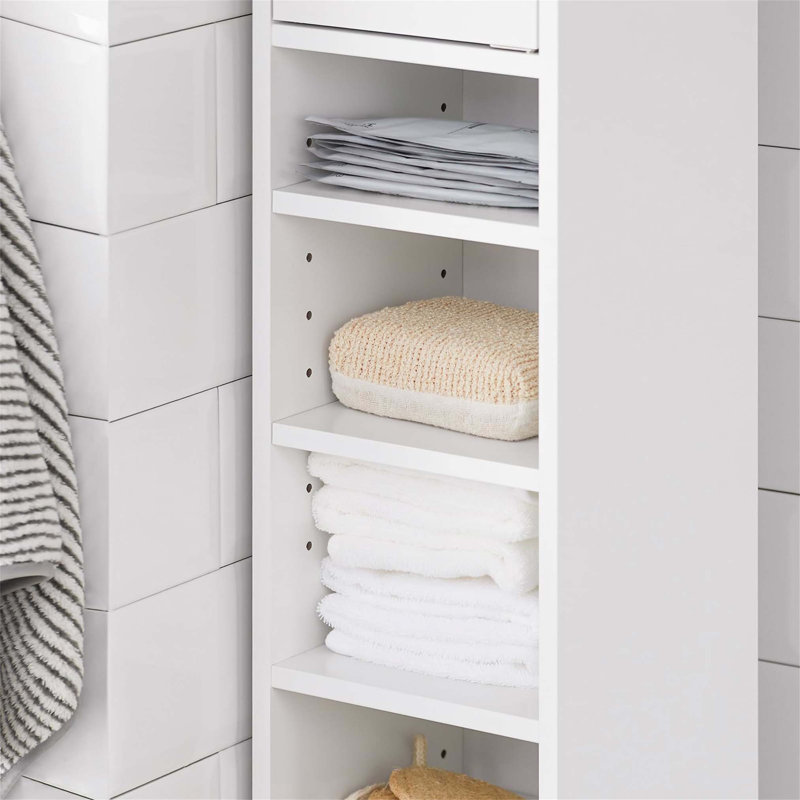 Aadhith Linen Cabinet, White