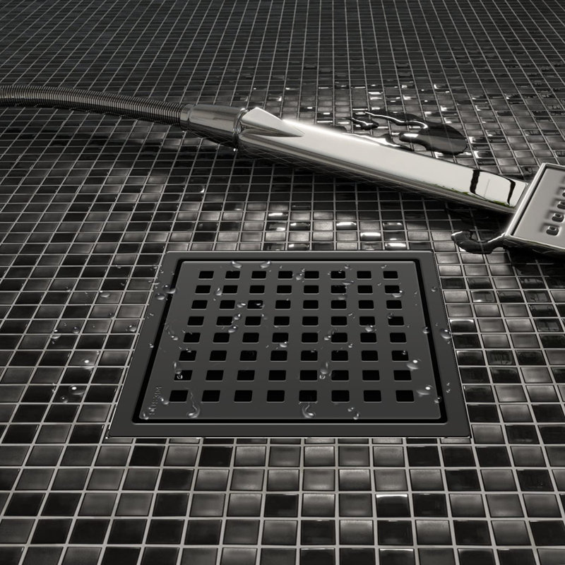 6'' W Tile-In, Black
