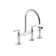 Edalyn by Studio McGee Two-Hole Bridge Kitchen Sink Faucet with Side Sprayer