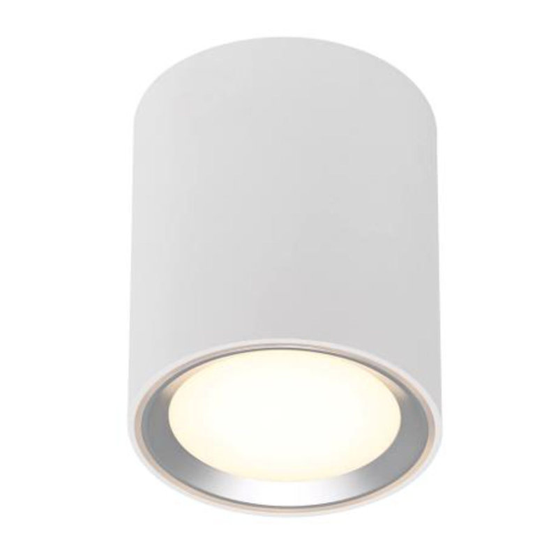 Fallon LED Flush Mount, 6cm H x 10cm W x 10cm D, Brushed Steel