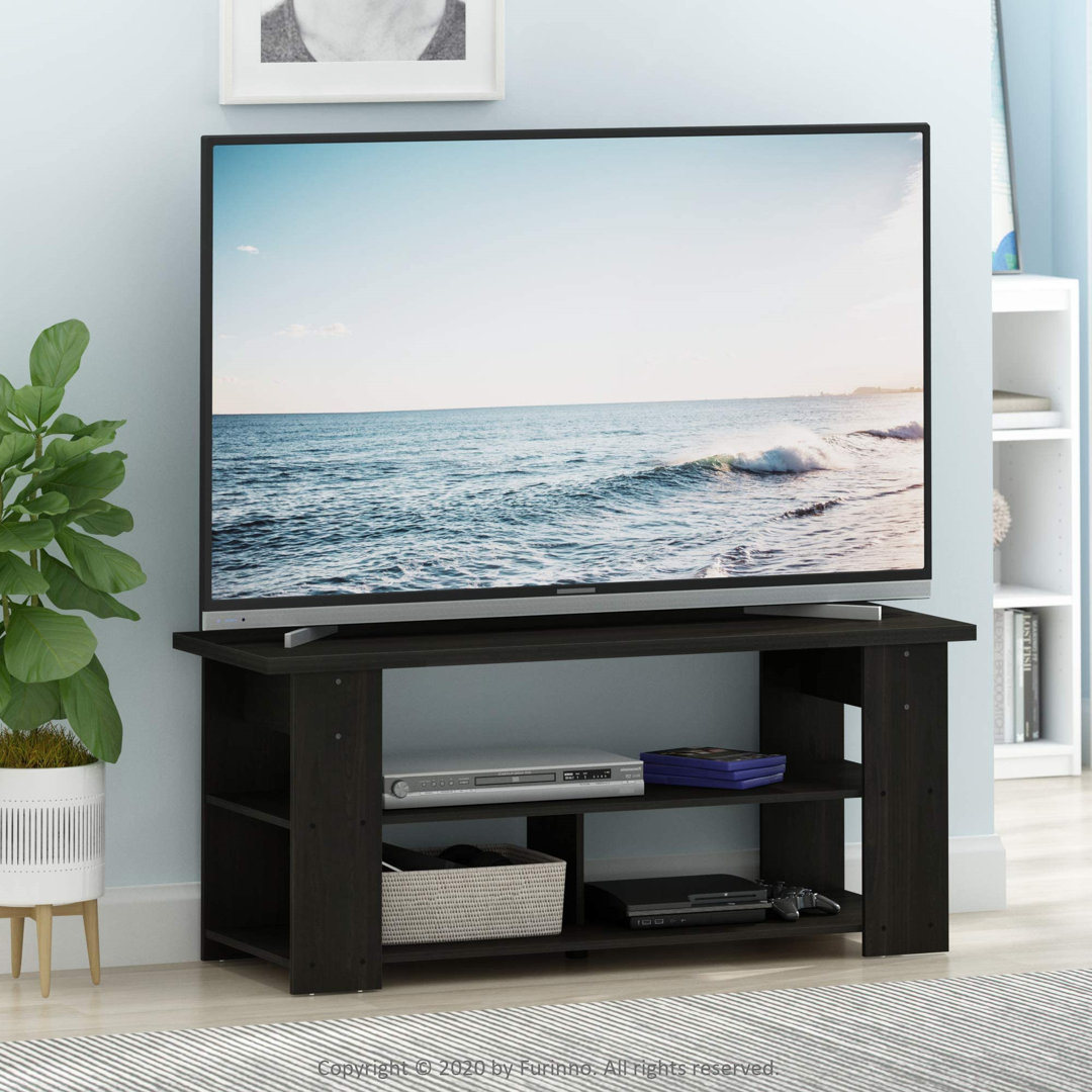 TV-Ständer Achsa aus Massivholz für TVs bis zu 55"