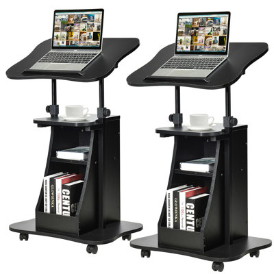 Fadden Adjustable Laptop/Computer Cart Or Stand