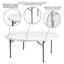 Round Plastic Folding Table