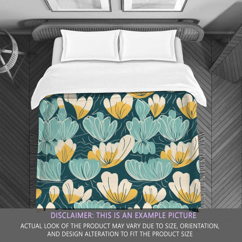 Floral Anoushay Comforter, King Comforter