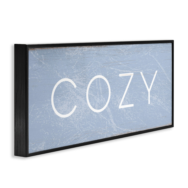 "Cozy Charm", giclée par Daphne Polselli, Giclée encadrée noir minuit, H 10 po x l 24 po