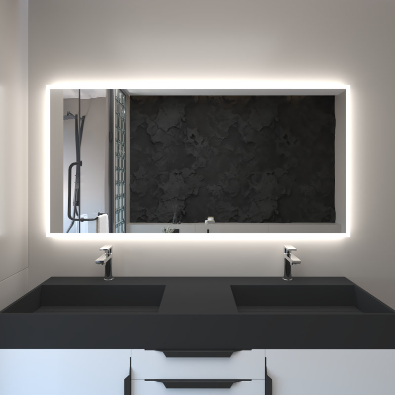 Miroir de salle de bain Lisa, H 30 po x l 60 po