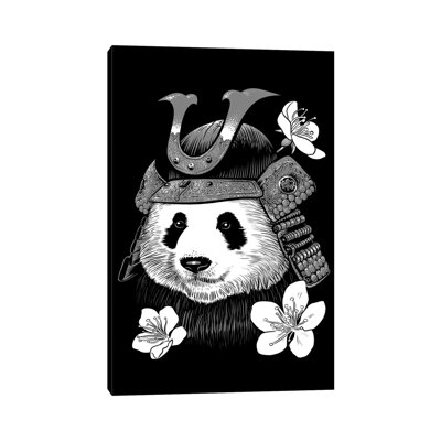 Panda Samurai by Alberto Perez - Wrapped Canvas Painting