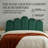 Modern Palm-Shaped Upholstered Bed with Lift Up Storage, Queen, Green Velvet-1602480140-1604685467