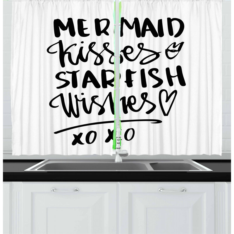 Pointed Kitchen Curtain