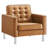 Loft Tufted Vegan Leather Armchair-920718432