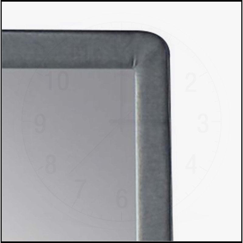 Valda Light Gray Fabric Mirror