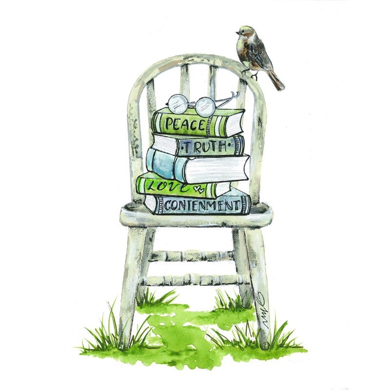Pull Up A Chair - Impression sur toile tendue, H 32 po x l 24 po
