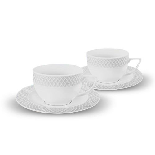 Wilmax Julia Fine Porcelain Coffee Cup And Saucer 90ml