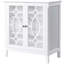 Buffet 30 po à double porte vitrée avec tablettes réglables-254936631