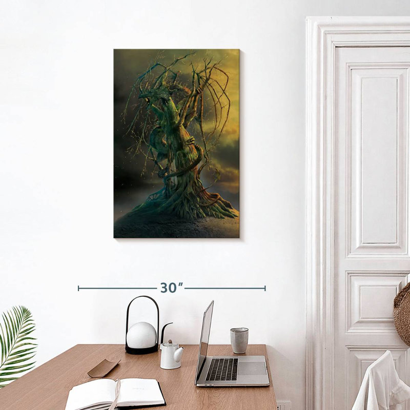 Brampt Tree Dragon, 30" H x 20" W