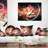 Interesting Clock - Abstract Printed Throw Pillow