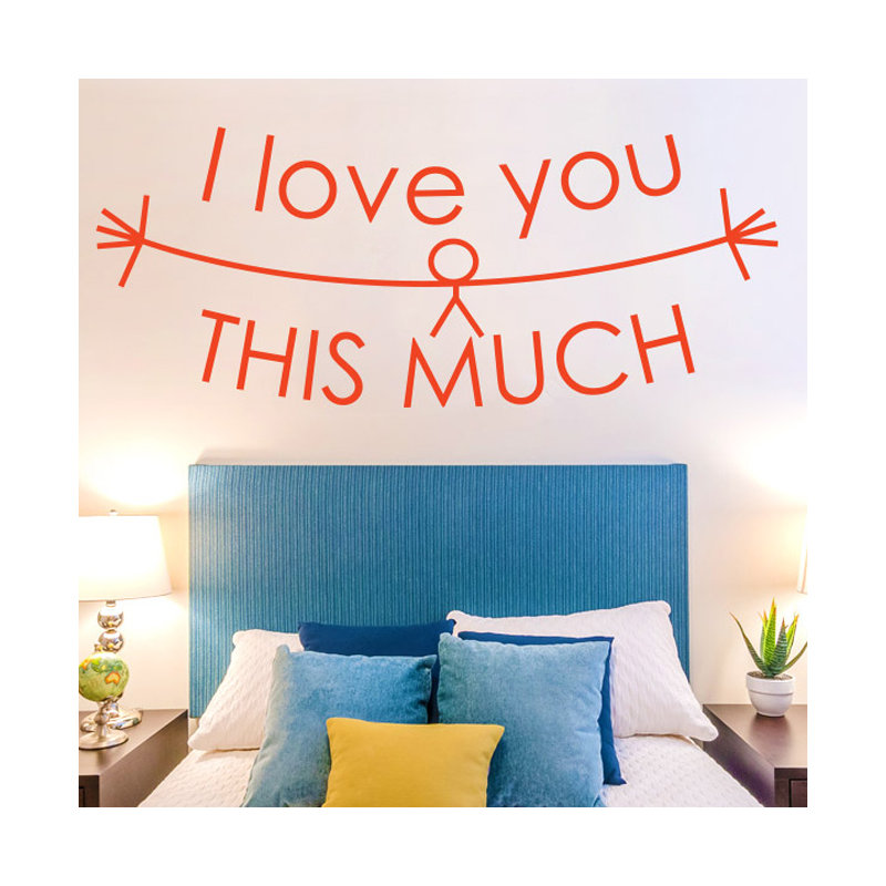 Non-Wall Damaging Wall Decal, Orange